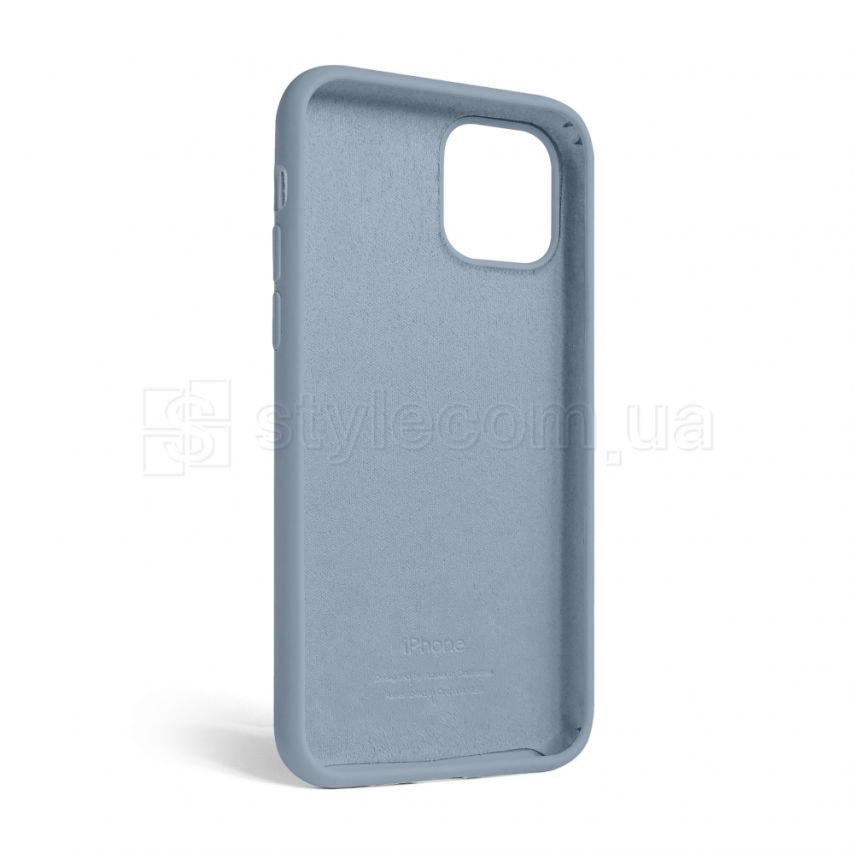 Чехол Full Silicone Case для Apple iPhone 12, 12 Pro sierra blue (62)