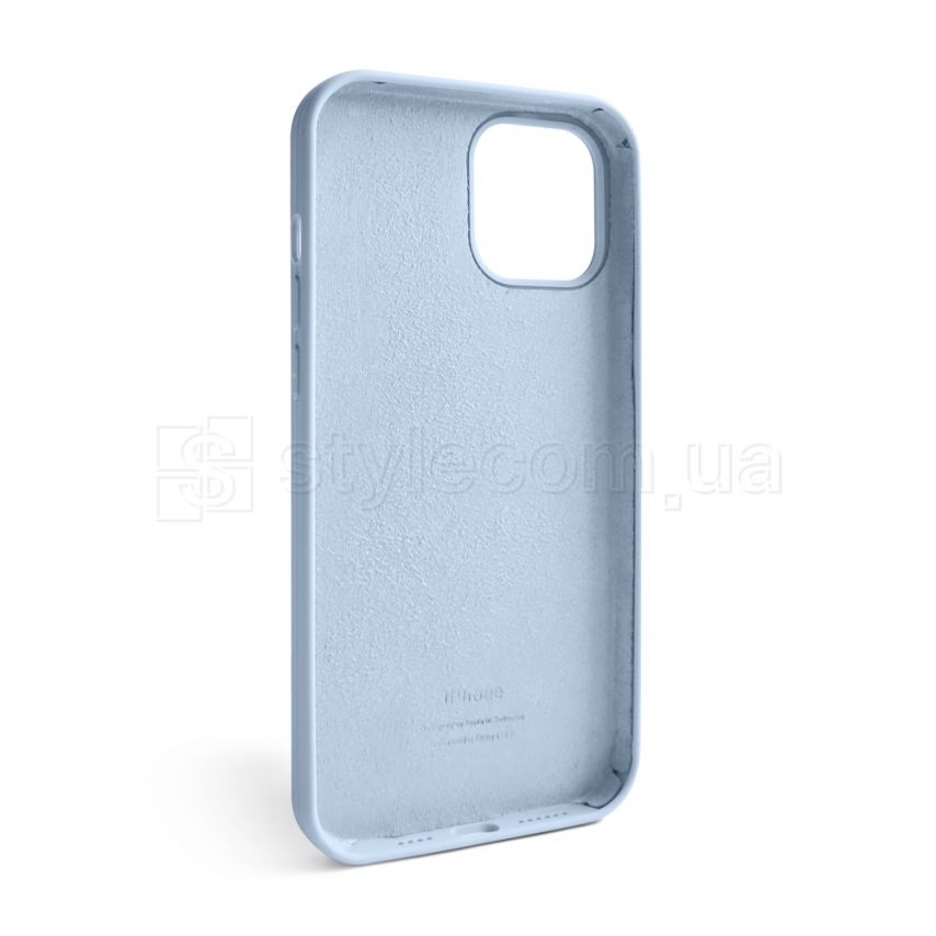 Чехол Full Silicone Case для Apple iPhone 12 Pro Max sky blue (58)