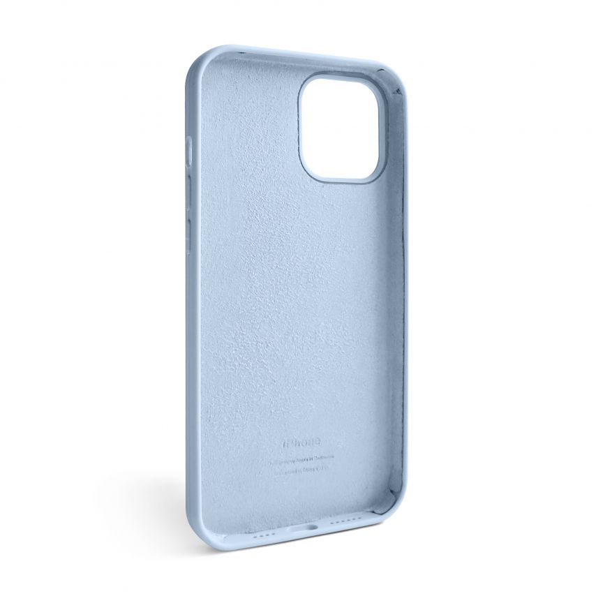 Чохол Full Silicone Case для Apple iPhone 12 Pro Max sky blue (58)