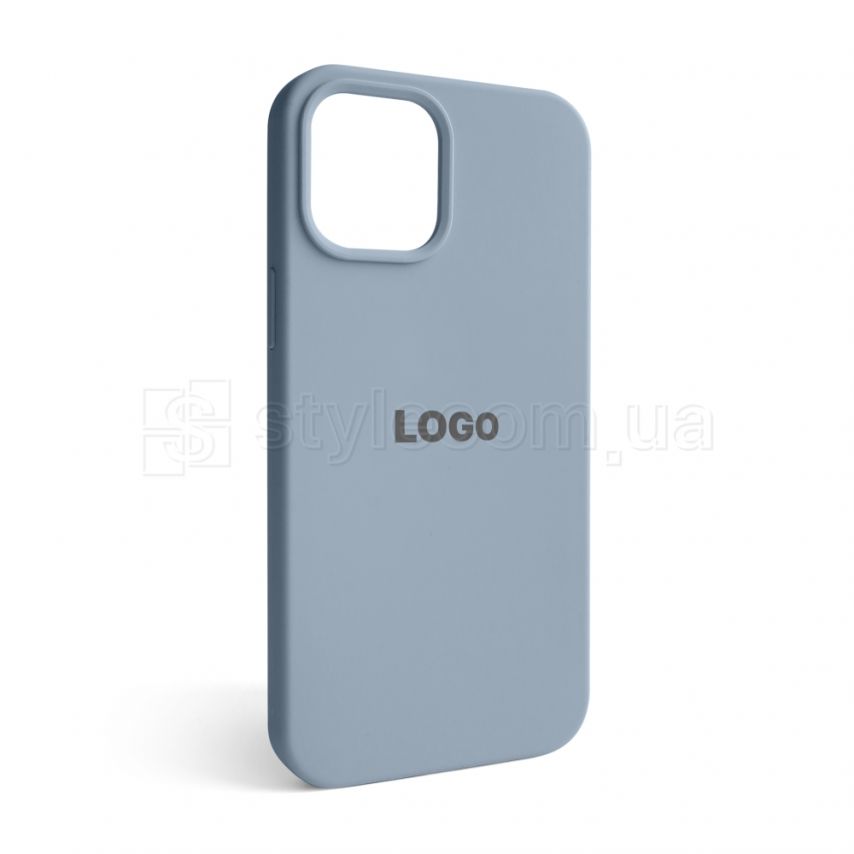 Чехол Full Silicone Case для Apple iPhone 12 Pro Max sierra blue (62)
