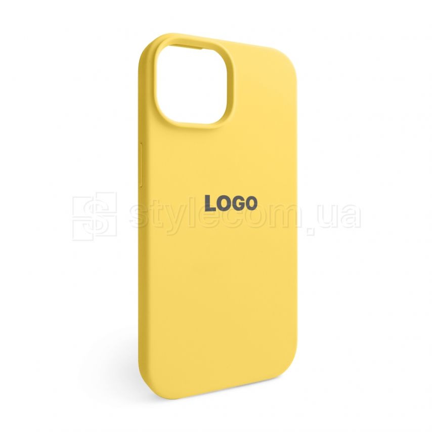 Чохол Full Silicone Case для Apple iPhone 15 yellow (04)