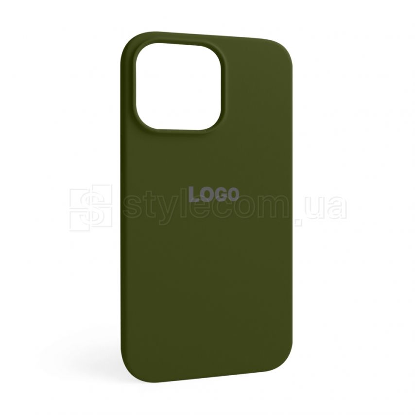 Чехол Full Silicone Case для Apple iPhone 15 Pro Max forest green (63)