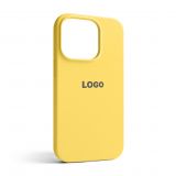 Чехол Full Silicone Case для Apple iPhone 15 Pro yellow (04)