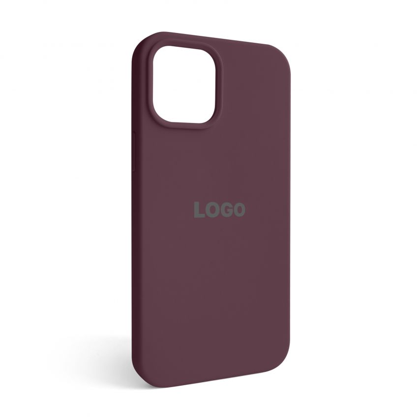 Чехол Full Silicone Case для Apple iPhone 12 Pro Max maroon (42)