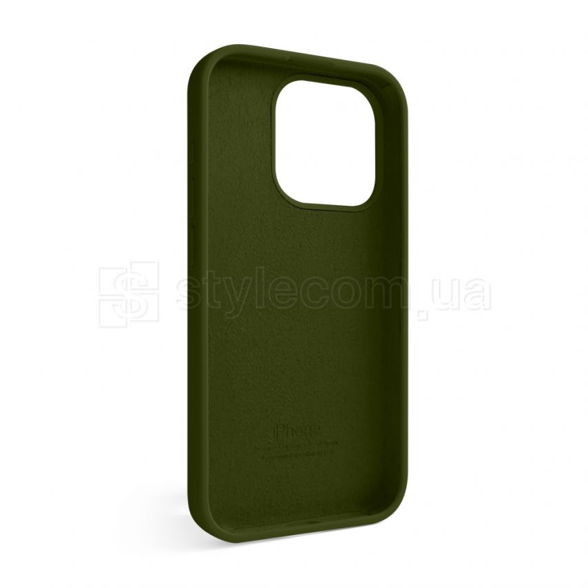 Чехол Full Silicone Case для Apple iPhone 15 Pro forest green (63)