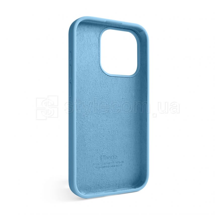 Чохол Full Silicone Case для Apple iPhone 15 Pro cornflower (53)