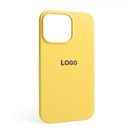 Чехол Full Silicone Case для Apple iPhone 15 Pro Max yellow (04)