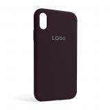 Чохол Full Silicone Case для Apple iPhone Xr elderberry (69)