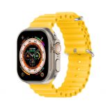 Ремешок для Apple Watch Ultra Ocean Band силиконовый 38/40/41мм L yellow / желтый (3) - купить за 116.70 грн в Киеве, Украине