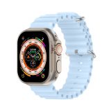 Ремешок для Apple Watch Ultra Ocean Band силиконовый 42/44/45/49 L lavender / светло-голубой (12)