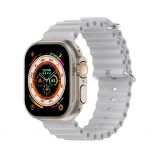 Ремінець для Apple Watch Ultra Ocean Band силіконовий 42/44/45/49 L cloud grey / світло-сірий (13) - купити за 120.00 грн у Києві, Україні