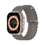 Ремешок для Apple Watch Ultra Ocean Band силиконовый 42/44/45/49 L coastal ash / серый (20) - купить за 119.10 грн в Киеве, Украине