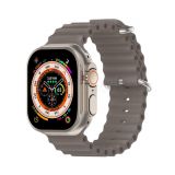 Ремешок для Apple Watch Ultra Ocean Band силиконовый 42/44/45/49 L coastal ash / серый (20)
