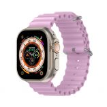 Ремінець для Apple Watch Ultra Ocean Band силіконовий 42/44/45/49 L light purple / світло-фіолетовий (21) - купити за 123.30 грн у Києві, Україні