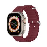 Ремешок для Apple Watch Ultra Ocean Band силиконовый 38/40/41мм L burgundy / бордовый (15)