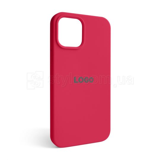 Чехол Full Silicone Case для Apple iPhone 12 Pro Max rose red (37)