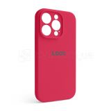 Чохол Full Silicone Case для Apple iPhone 14 Pro rose red (37) закрита камера