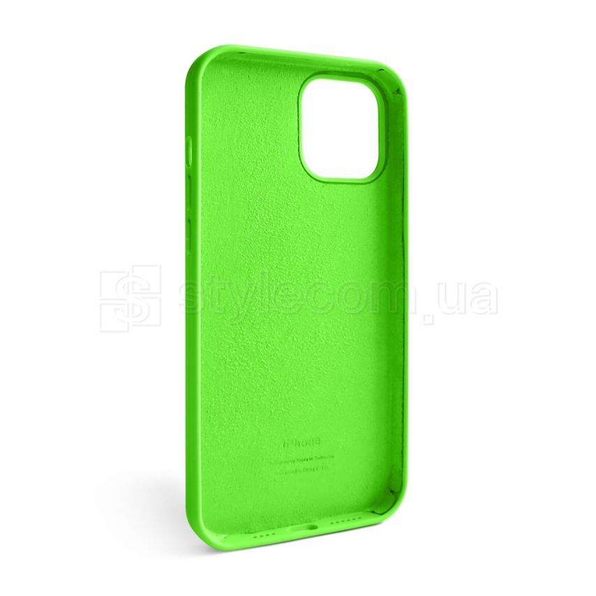 Чехол Full Silicone Case для Apple iPhone 12 Pro Max shiny green (40)
