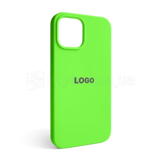 Чехол Full Silicone Case для Apple iPhone 12 Pro Max shiny green (40)
