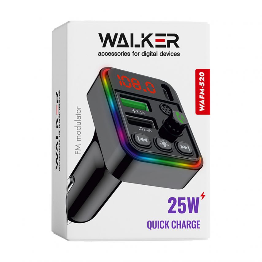 FM-Модулятор WALKER WAFM-520 black