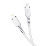 Кабель USB WALKER C795 Type-C to Lightning white