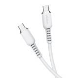 Кабель USB WALKER C795 Type-C to Type-C white