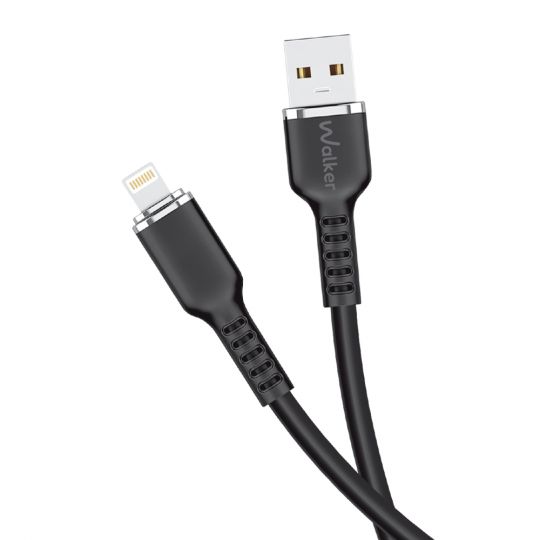 Кабель USB WALKER C795 Lightning black - купити за 170.17 грн у Києві, Україні