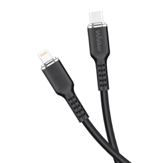 Кабель USB WALKER C795 Type-C to Lightning black - купить за 252.51 грн в Киеве, Украине