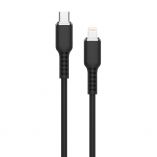 Кабель USB WALKER C795 Type-C to Lightning black - купити за 224.95 грн у Києві, Україні