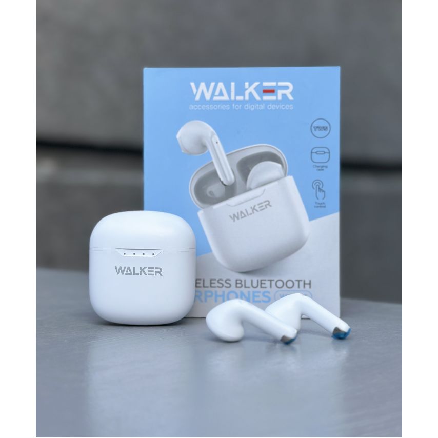 Навушники Bluetooth WALKER WTS-33 white