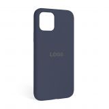 Чохол Full Silicone Case для Apple iPhone 12, 12 Pro dark blue (08)