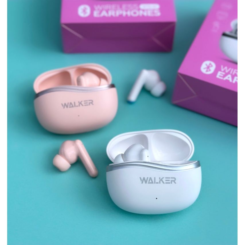 Навушники Bluetooth WALKER WTS-37 pink