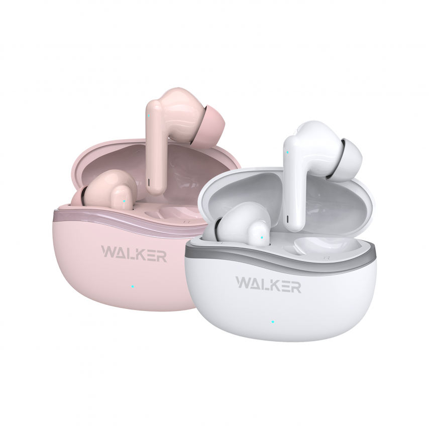 Навушники Bluetooth WALKER WTS-37 pink