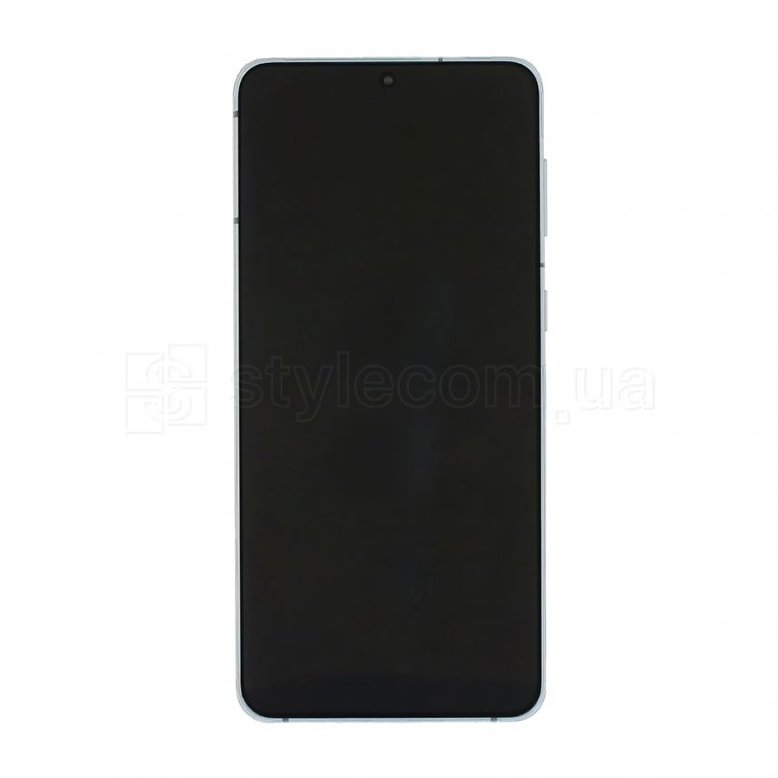 Дисплей (LCD) для Samsung Galaxy S21 Plus 5G/G996 (2021) з тачскріном та рамкою silver Service Original (PN:GH82-27267C, GH82-27268C)