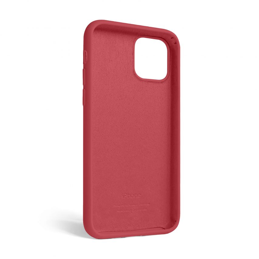 Чехол Full Silicone Case для Apple iPhone 12, 12 Pro camellia (25)