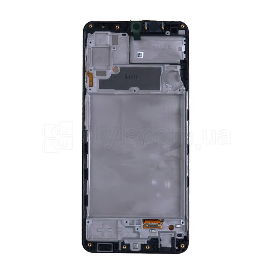 Дисплей (LCD) для Samsung Galaxy A22 4G/A225 (2021) с тачскрином и рамкой black (Oled/короткая матрица) Original Quality