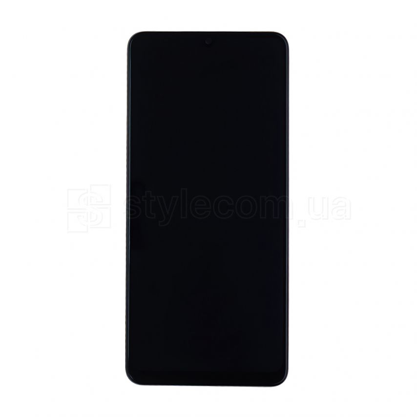 Дисплей (LCD) для Samsung Galaxy A22 4G/A225 (2021) с тачскрином и рамкой black (Oled/короткая матрица) Original Quality