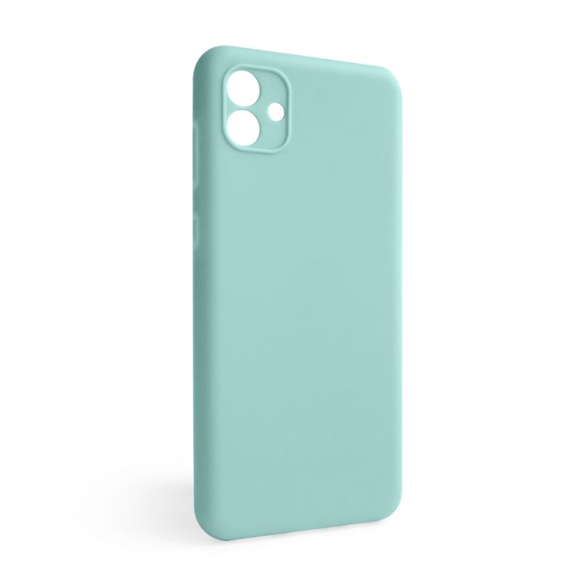 Чeхол Full Silicone Case для Samsung Galaxy A04/A045 (2022) turquoise (17) (без логотипа)
