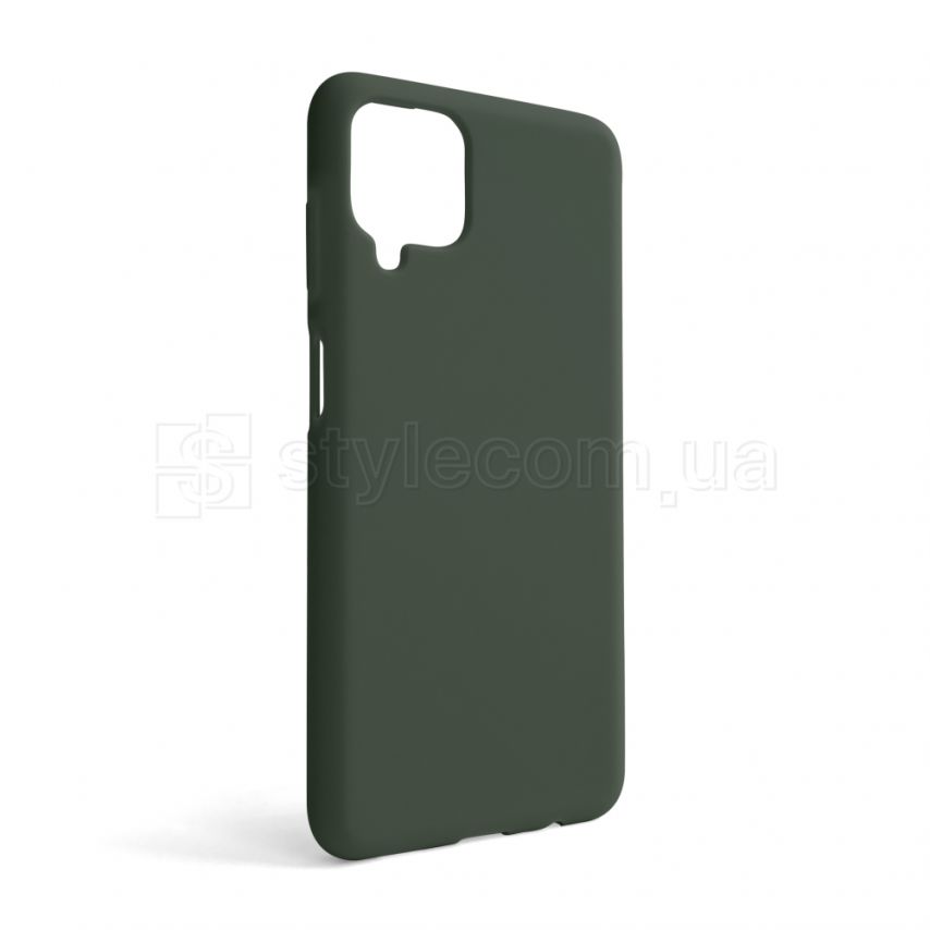 Чохол Full Silicone Case для Samsung Galaxy A12/A125 (2020), А12/А127 (2021) dark olive (41) (без логотипу)
