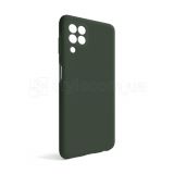 Чeхол Full Silicone Case для Samsung Galaxy A22 4G/A225 (2021) dark olive (41) (без логотипа)
