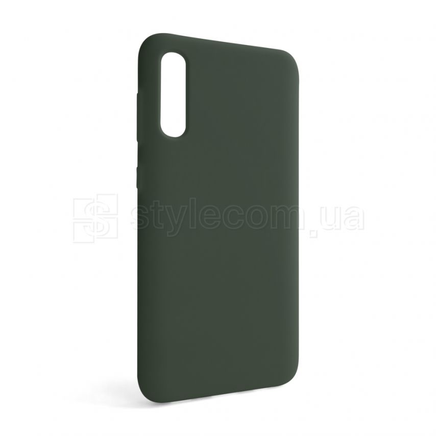 Чохол Full Silicone Case для Samsung Galaxy A50/A505 (2019) dark olive (41) (без логотипу)