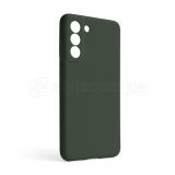 Чeхол Full Silicone Case для Samsung Galaxy S21/G991 (2021) dark olive (41) (без логотипа)