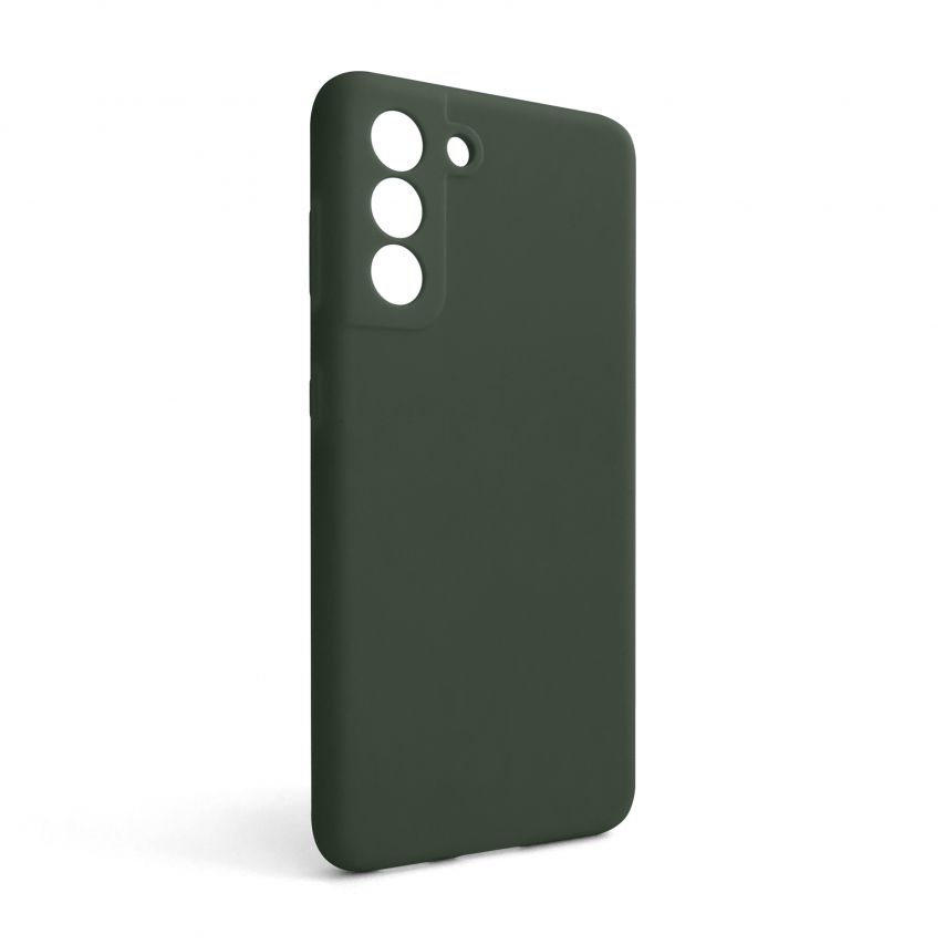 Чохол Full Silicone Case для Samsung Galaxy S21/G991 (2021) dark olive (41) (без логотипу)