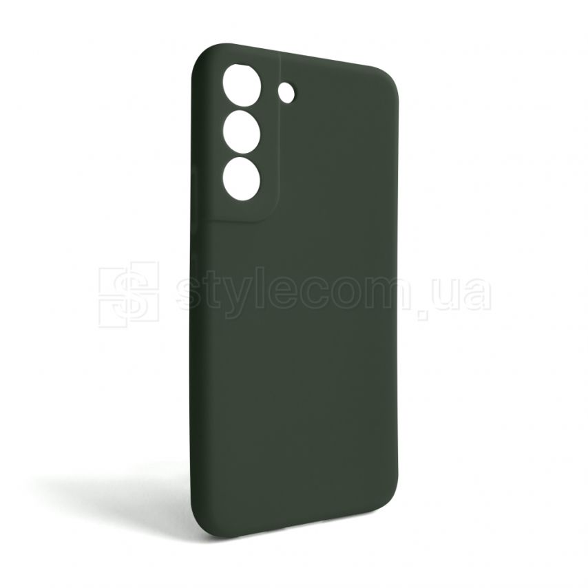 Чохол Full Silicone Case для Samsung Galaxy S22/S901 (2022) dark olive (41) (без логотипу)