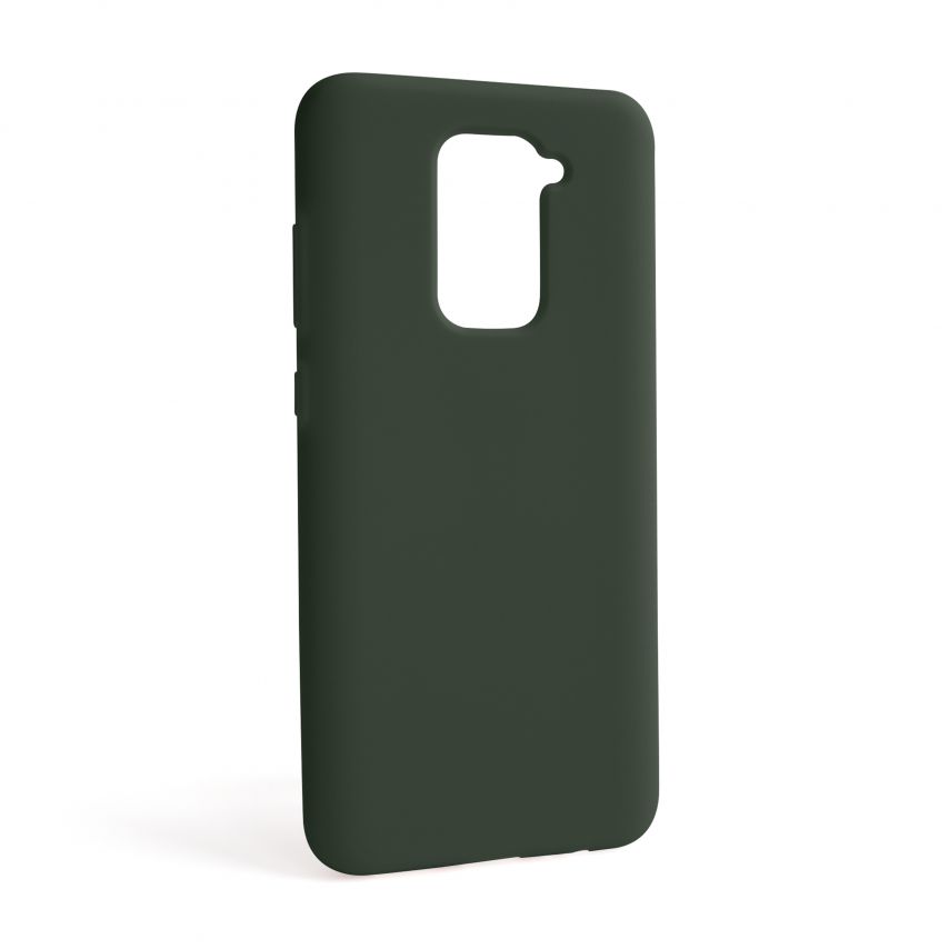 Чeхол Full Silicone Case для Xiaomi Redmi Note 9 dark olive (41) (без логотипа)