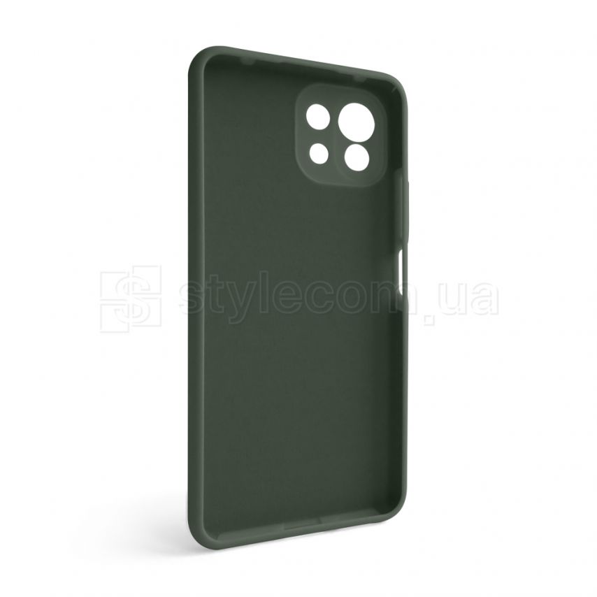 Чохол Full Silicone Case для Xiaomi Mi 11 Lite 4G dark olive (41) (без логотипу)