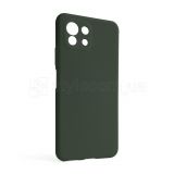 Чохол Full Silicone Case для Xiaomi Mi 11 Lite 4G dark olive (41) (без логотипу)