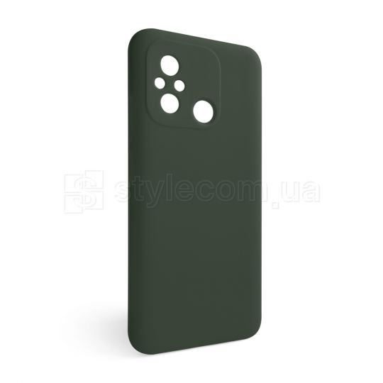 Чохол Full Silicone Case для Xiaomi Redmi 12C dark olive (41) (без логотипу)