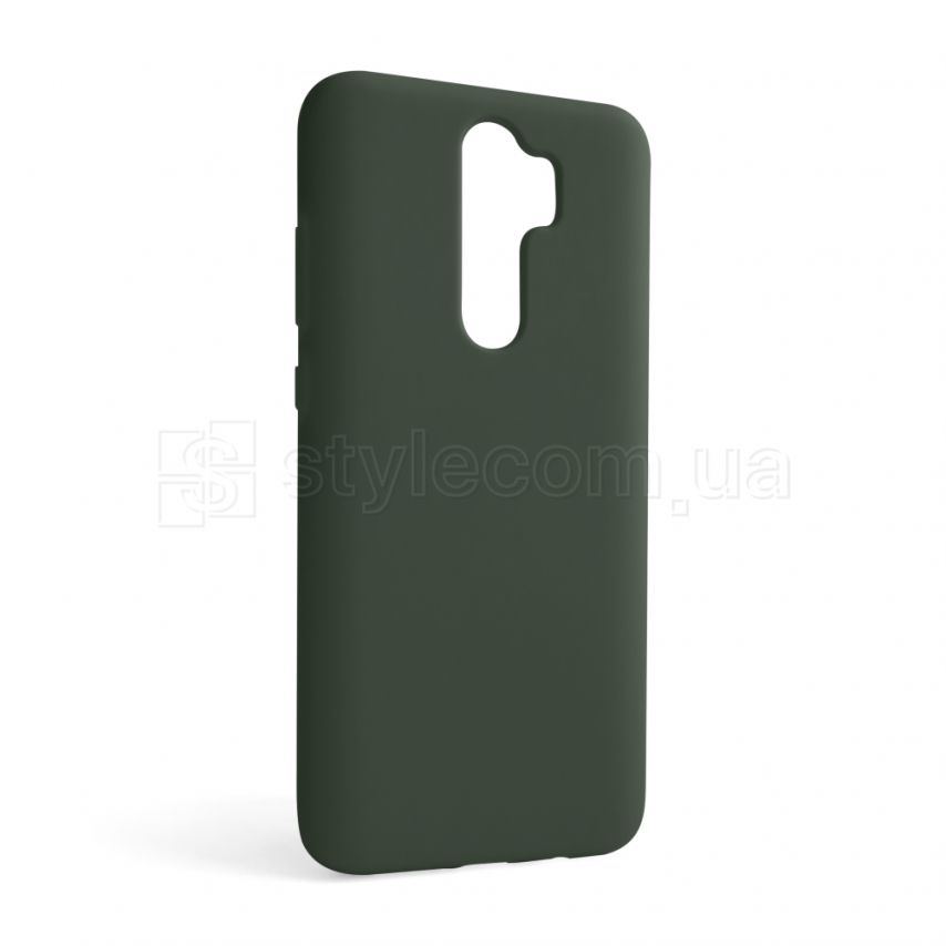 Чохол Full Silicone Case для Xiaomi Redmi Note 8 Pro dark olive (41) (без логотипу)