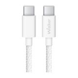 Кабель USB WALKER C860 Type-C to Type-C 65W white
